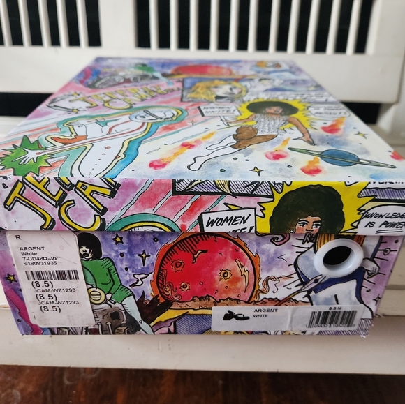 Jeffrey Campbell Argent Ankle Strap platform sandals white - Picture 5 of 5